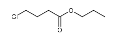 propyl 4-chlorobutanoate structure