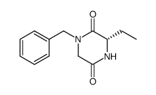 (S)-1-BENZYL-3-ETHYLPIPERAZINE-2,5-DIONE Structure