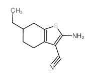 2-amino-6-ethyl-4,5,6,7-tetrahydro-1-benzothiophene-3-carbonitrile(SALTDATA: FREE) picture