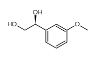 (1S)-1-(3-methoxyphenyl)ethane-1,2-diol结构式