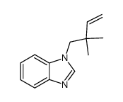 1H-Benzimidazole,1-(2,2-dimethyl-3-butenyl)-(9CI) Structure