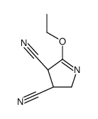 2H-Pyrrole-3,4-dicarbonitrile,5-ethoxy-3,4-dihydro-,(3R,4S)-rel-(9CI) structure