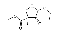 3-Furancarboxylicacid,5-ethoxytetrahydro-3-methyl-4-oxo-,methylester(9CI)结构式