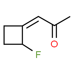 2-Propanone, 1-(2-fluorocyclobutylidene)- (9CI)结构式