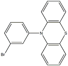10-(3-bromophenyl)-10H-phenothiazine Structure