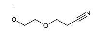 3-(2-METHOXYETHOXY)-PROPANENITRILE Structure