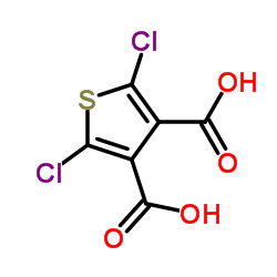 2,5-Dichloro-3,4-thiophenedicarboxylic acid structure