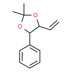 2,2-Dimethyl-4-vinyl-5-phenyl-1,3-dioxolane Structure