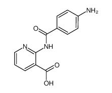 2-[(4-Aminobenzoyl)amino]-3-pyridinecarboxylic acid Structure