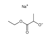 Milchsaeureaethylester-Na-Verbindung Structure