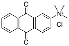 ANTHRAQUINONE-2-TRIMETHYLAMMONIUM CHLORIDE Structure