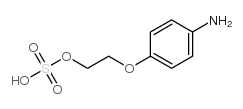 2-(4-氨基苯氧基)乙醇硫酸氢酯结构式