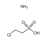 2-chloro-ethanesulfonic acid, ammonium salt Structure