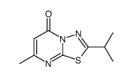 2-isopropyl-7-methyl-[1,3,4]thiadiazolo[3,2-a]pyrimidin-5-one Structure