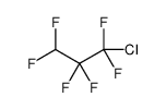1-Chloro-1,1,2,2,3,3-hexafluoropropane Structure