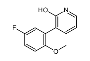 3-(5-fluoro-2-methoxyphenyl)-1H-pyridin-2-one Structure