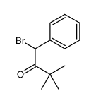 1-bromo-3,3-dimethyl-1-phenylbutan-2-one结构式