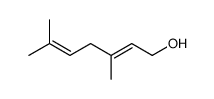 3,6-dimethylhepta-2,5-dien-1-ol结构式