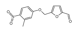 5-((3-methyl-4-nitrophenoxy)methyl)furan-2-carbaldehyde结构式