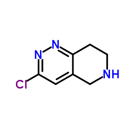 3-氯-5,6,7,8-四氢并吡啶[4,3-C]哒嗪结构式