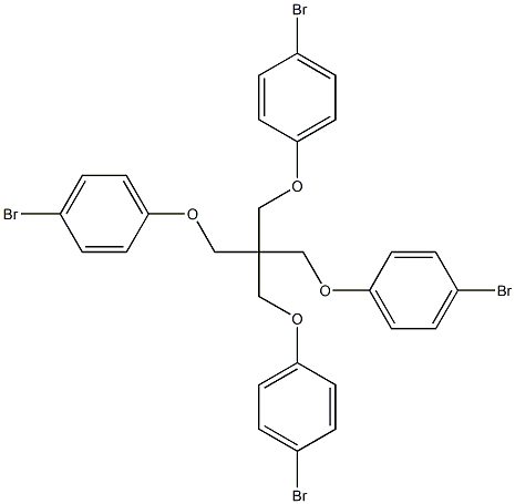 Tetrakis[(4-bromophenoxy)methyl]methane Structure