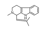 2,3,4,9-Tetrahydro-2-methyl-1-(2-methyl-1-propenyl)-1H-pyrido[3,4-b]indole structure