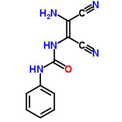 N-(2-AMINO-1,2-DINITRILOVINYL)(PHENYLAMINO)FORMAMIDE结构式