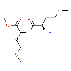 N-D-Methionyl-D-methionine methyl ester structure