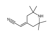 2-(2,2,6,6-tetramethylpiperidin-4-ylidene)acetonitrile Structure