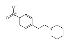 1-[2-(4-nitrophenyl)ethyl]piperidine Structure