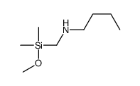 N-[[methoxy(dimethyl)silyl]methyl]butan-1-amine结构式