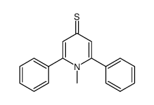 1-methyl-2,6-diphenyl-1H-pyridine-4-thione Structure