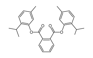 phthalic acid bis-(2-isopropyl-5-methyl-phenyl ester) Structure