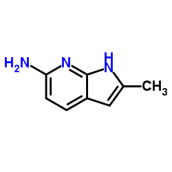 2-Methyl-1H-pyrrolo[2,3-b]pyridin-6-amine structure