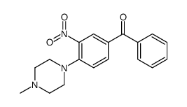 [4-(4-methylpiperazin-1-yl)-3-nitrophenyl]-phenylmethanone Structure