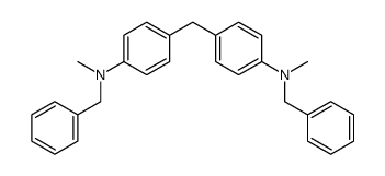 4,4'-Bis(N-methyl-N-benzylamino)diphenylmethane Structure