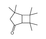 4,4,6,6,7,7-hexamethylbicyclo[3.2.0]heptan-2-one Structure