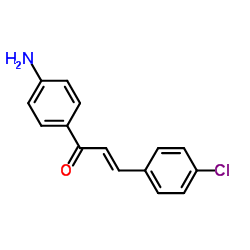 (2E)-1-(4-Aminophenyl)-3-(4-chlorophenyl)-2-propen-1-one结构式