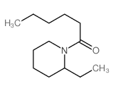 1-(2-ethyl-1-piperidyl)hexan-1-one结构式