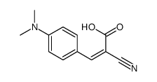 2-cyano-3-[4-(dimethylamino)phenyl]prop-2-enoic acid Structure