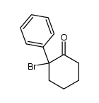 (+/-)-2-bromo-2-phenylcyclohexanone Structure