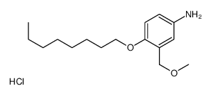 3-(methoxymethyl)-4-octoxyaniline,hydrochloride Structure