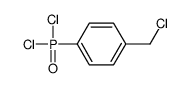 1-(chloromethyl)-4-dichlorophosphorylbenzene Structure