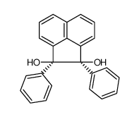 (1S,2R)-1,2-diphenylacenaphthylene-1,2-diol结构式