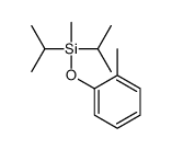methyl-(2-methylphenoxy)-di(propan-2-yl)silane Structure
