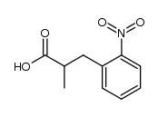 2-methyl-3-(2-nitro-phenyl)-propionic acid Structure