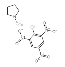 1-methylpyrrolidine; 2,4,6-trinitrophenol结构式