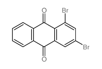 1,3-dibromoanthracene-9,10-dione structure