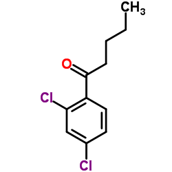 2',4'-Dichlorovalerophenone structure