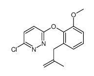 3-chloro-6-[2-methoxy-6-(2-methylprop-2-enyl)phenoxy]pyridazine结构式